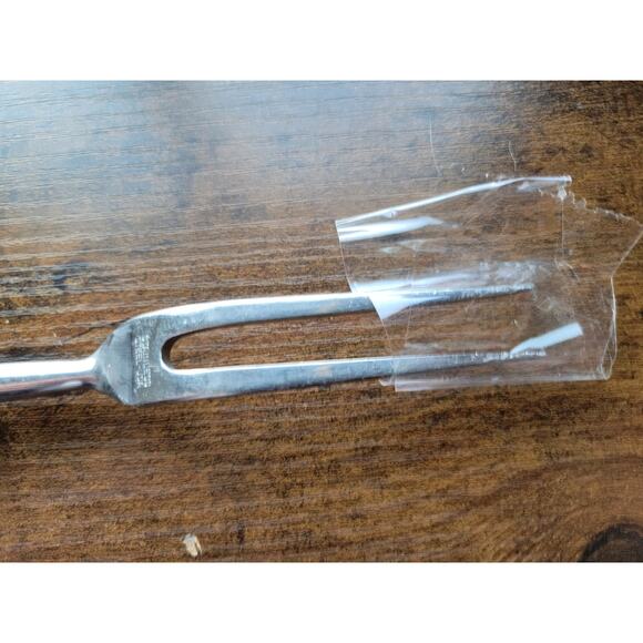 Vintage 2-Prong Stainless Steel Carving/Serving Fork w/Wooden Handle - 11” Long - Picture 6 of 8